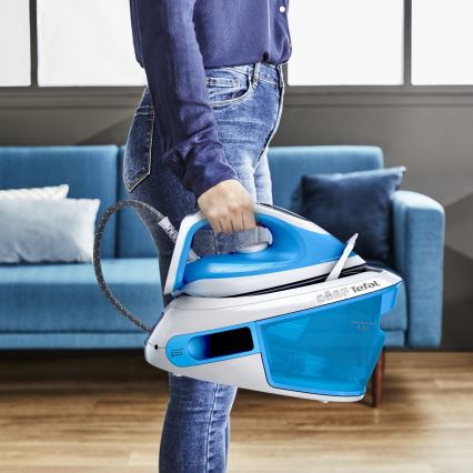 Tefal - Garų generatorius EXPRESS AIRGLIDE 2800W/230V mėlynas