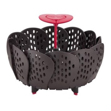 Tefal - Garų krepšelis INGENIO juoda/raudona