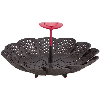 Tefal - Garų krepšelis INGENIO juoda/raudona