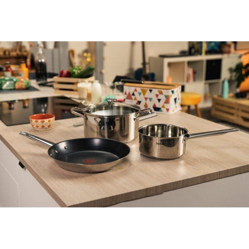 Tefal - Gili keptuvė su dangteliu COOK EAT 24 cm