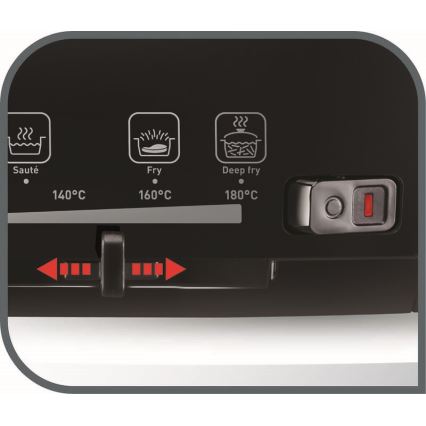 Tefal - Gruzdintuvė 2 l VERSALION DE LUXE 7in1 1600W/230V juoda