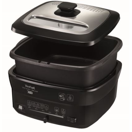 Tefal - Gruzdintuvė 2 l VERSALION DE LUXE 7in1 1600W/230V juoda