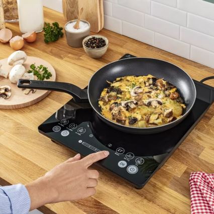 Tefal - Indukcinė viryklė EVERYDAY SLIM 2100W/230V juoda