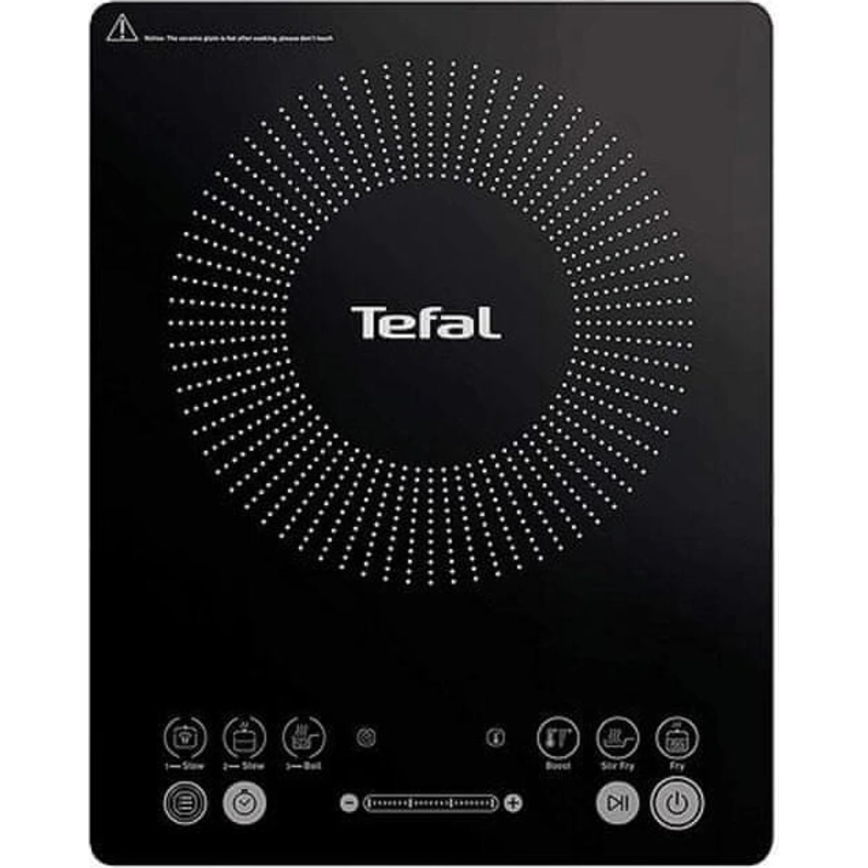 Tefal - Indukcinė viryklė EVERYDAY SLIM 2100W/230V juoda