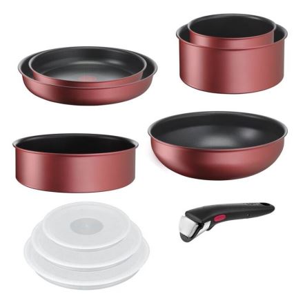 Tefal - 10 dalių INGENIO DAILY CHEF varinė virtuvės įrankių rinkinys