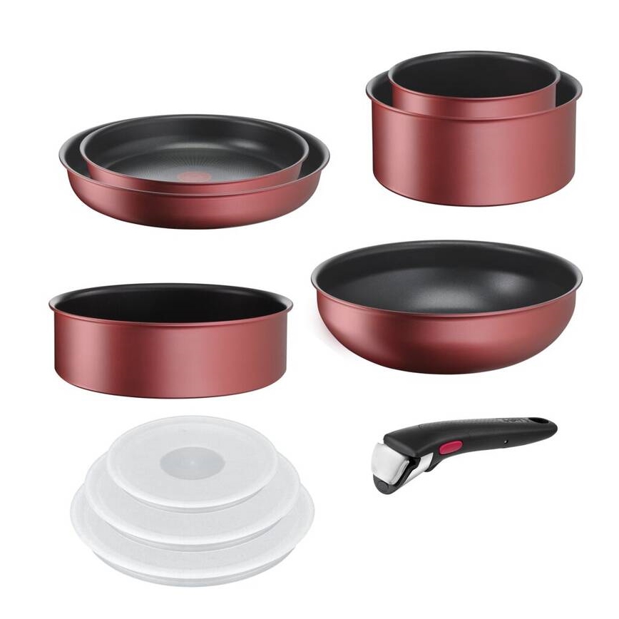 Tefal - 10 dalių INGENIO DAILY CHEF varinė virtuvės įrankių rinkinys