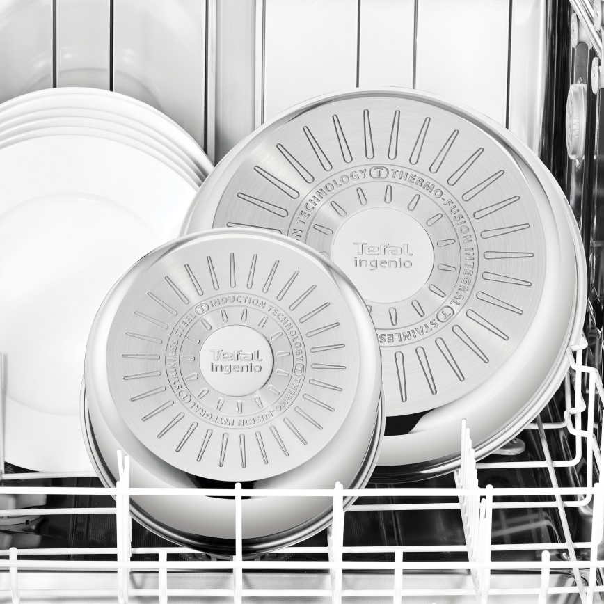 Tefal - INGENIO Emotion 20 dalių puodų ir keptuvių rinkinys
