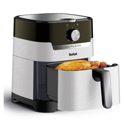 Tefal - Karšto oro gruzdintuvas 4,2 l EASY FRY&GRILL 2v1 1550W/230V nerūdijančio plieno