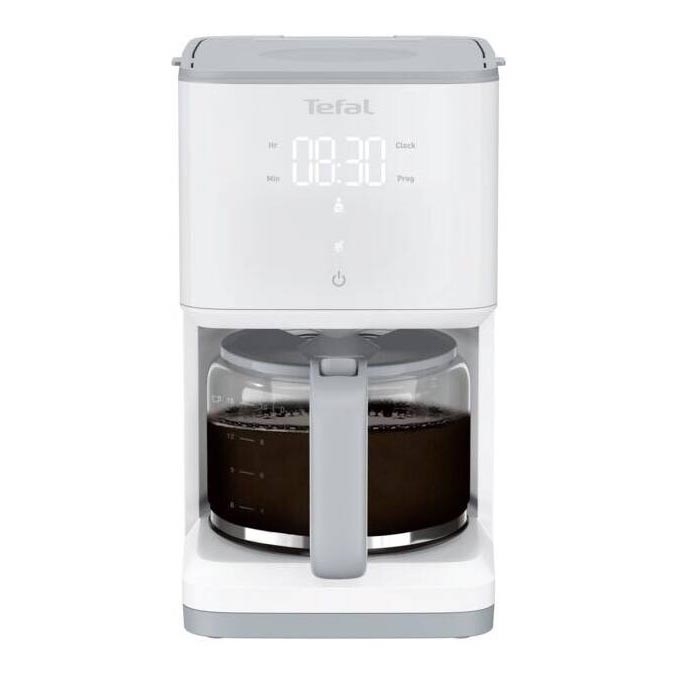 Tefal - Kavos virimo aparatas su LCD ekranu SENSE 1000W/230V balta
