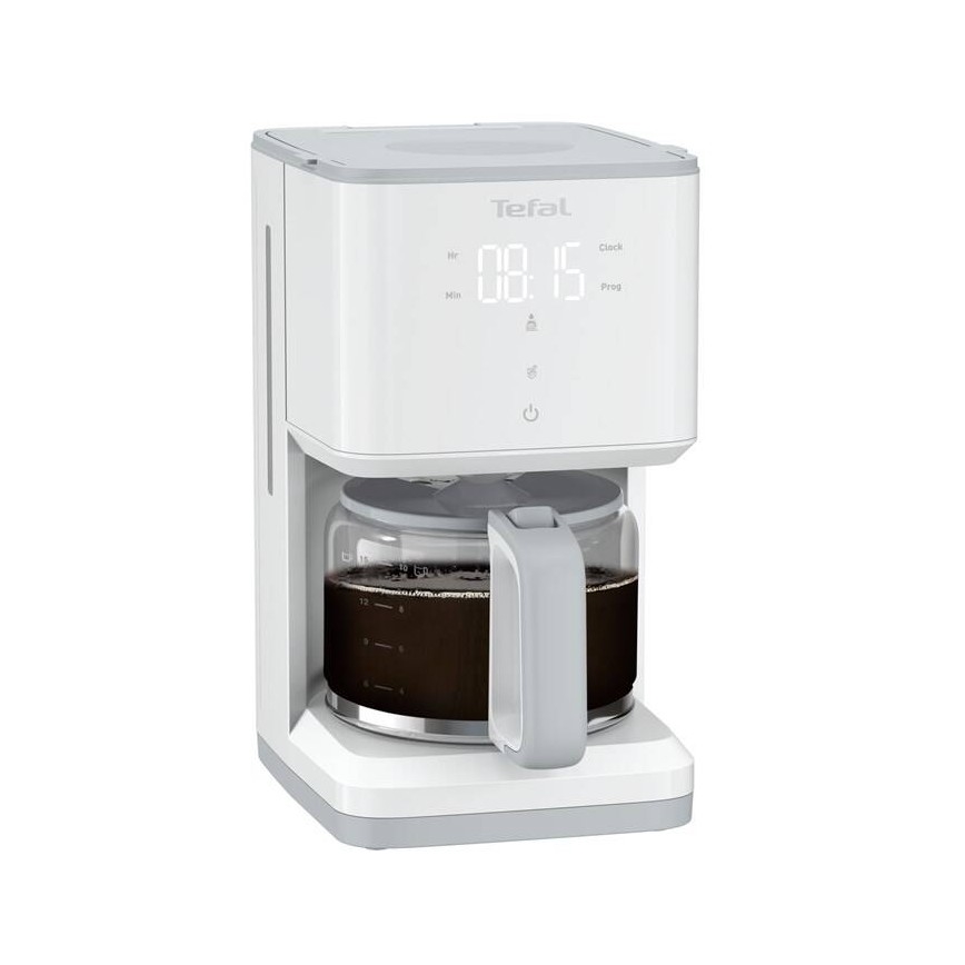 Tefal - Kavos virimo aparatas su LCD ekranu SENSE 1000W/230V balta