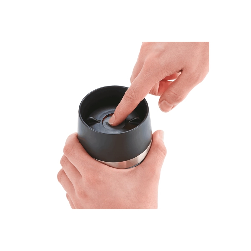 Tefal - Kelioninis puodelis 360 ml TRAVEL MUG nerūdijantis/tamsiai mėlyna
