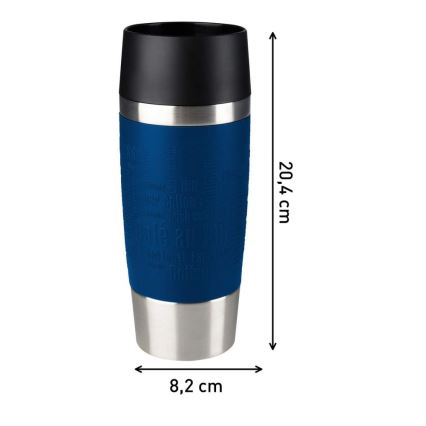 Tefal - Kelioninis puodelis 360 ml TRAVEL MUG nerūdijantis/tamsiai mėlyna