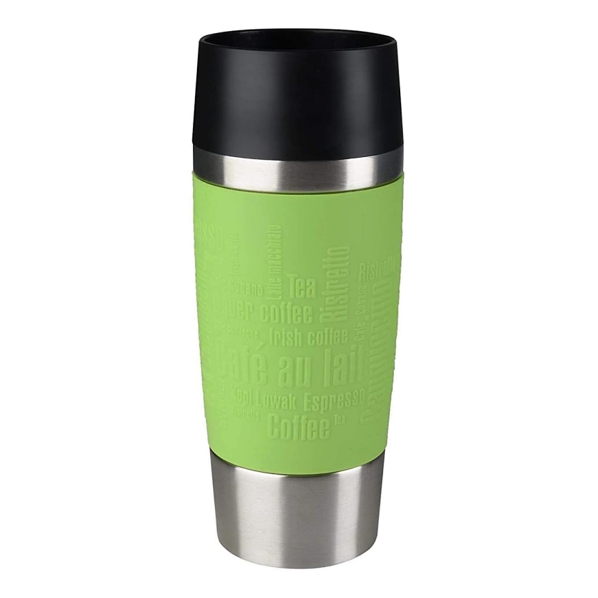 Tefal - Kelioninis puodelis 360 ml TRAVEL MUG nerūdijantis/žalia