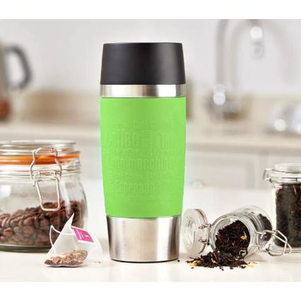 Tefal - Kelioninis puodelis 360 ml TRAVEL MUG nerūdijantis/žalia