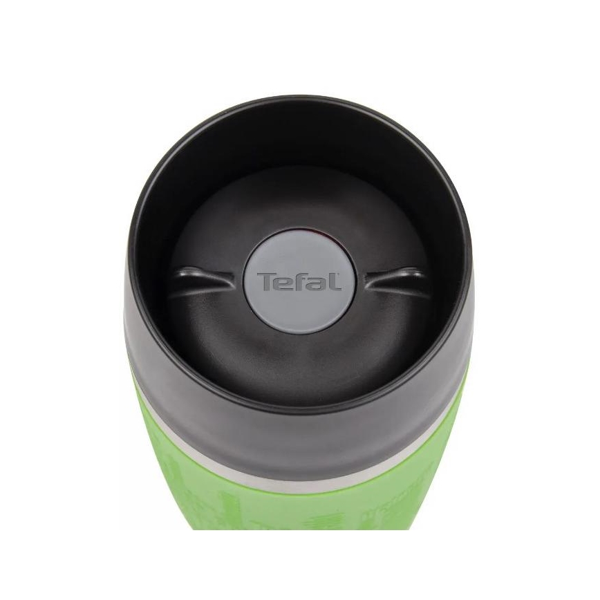 Tefal - Kelioninis puodelis 360 ml TRAVEL MUG nerūdijantis/žalia