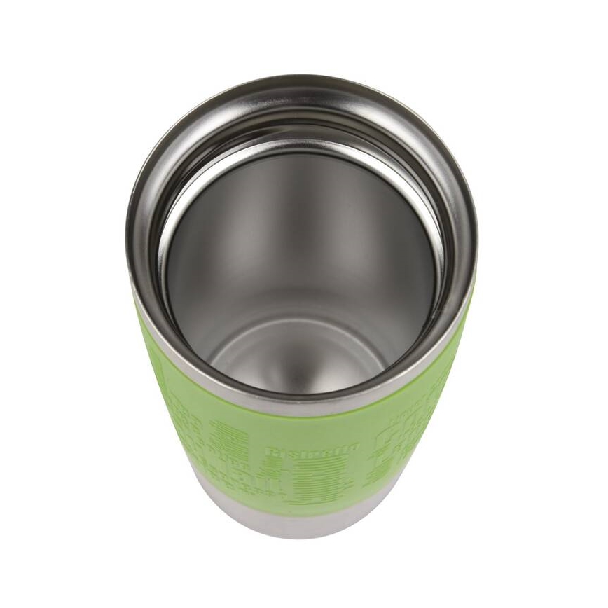 Tefal - Kelioninis puodelis 360 ml TRAVEL MUG nerūdijantis/žalia