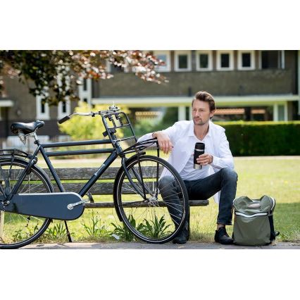 Tefal - Kelioninis puodelis 360 ml TRAVEL MUG nerūdijančio plieno/juodas