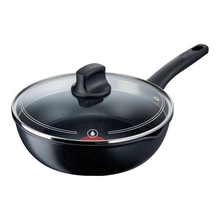 Tefal - Keptuvė su dangčiu BLACK STONE 26 cm