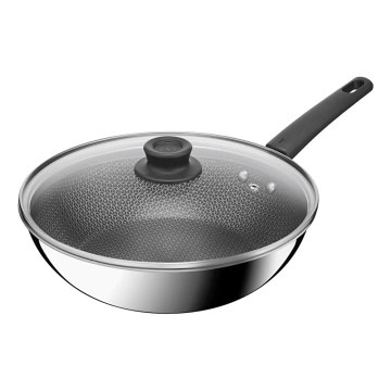 Tefal - Keptuvė su dangčiu WOK POWER 28 cm