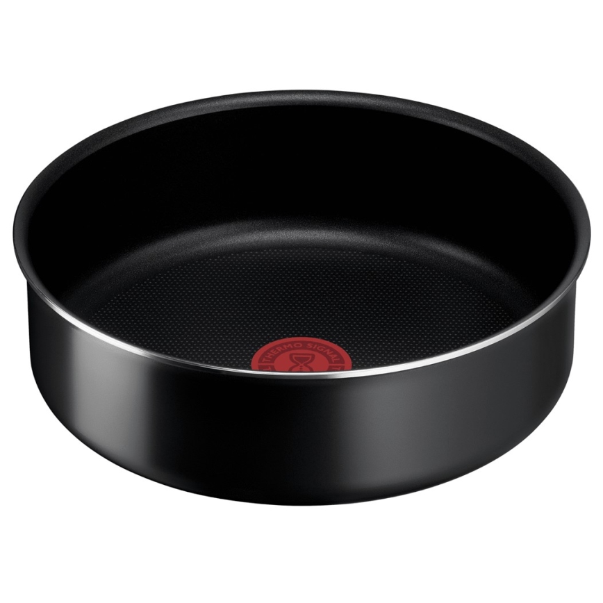 Tefal - Keptuvių komplektas 3 vnt. INGENIO EASY COOK & CLEAN BLACK