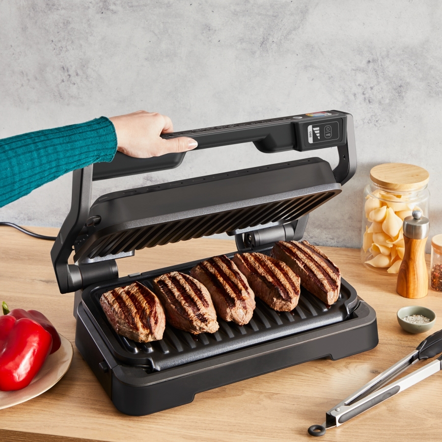 Tefal - Kontaktinis grilis OPTIGRILL 2200W/230V juodas