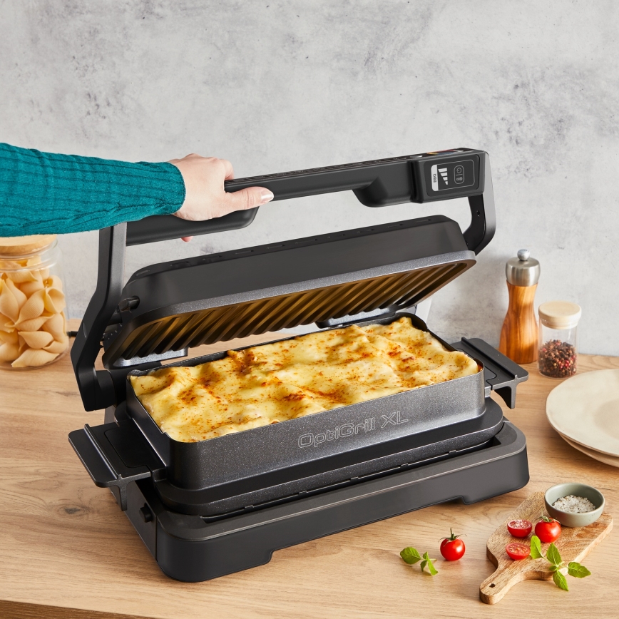 Tefal - Kontaktinis grilis OPTIGRILL 2200W/230V juodas