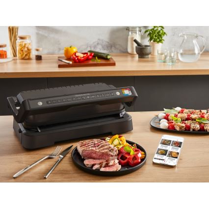 Tefal - Kontaktinis grilis OPTIGRILL 2200W/230V juodas