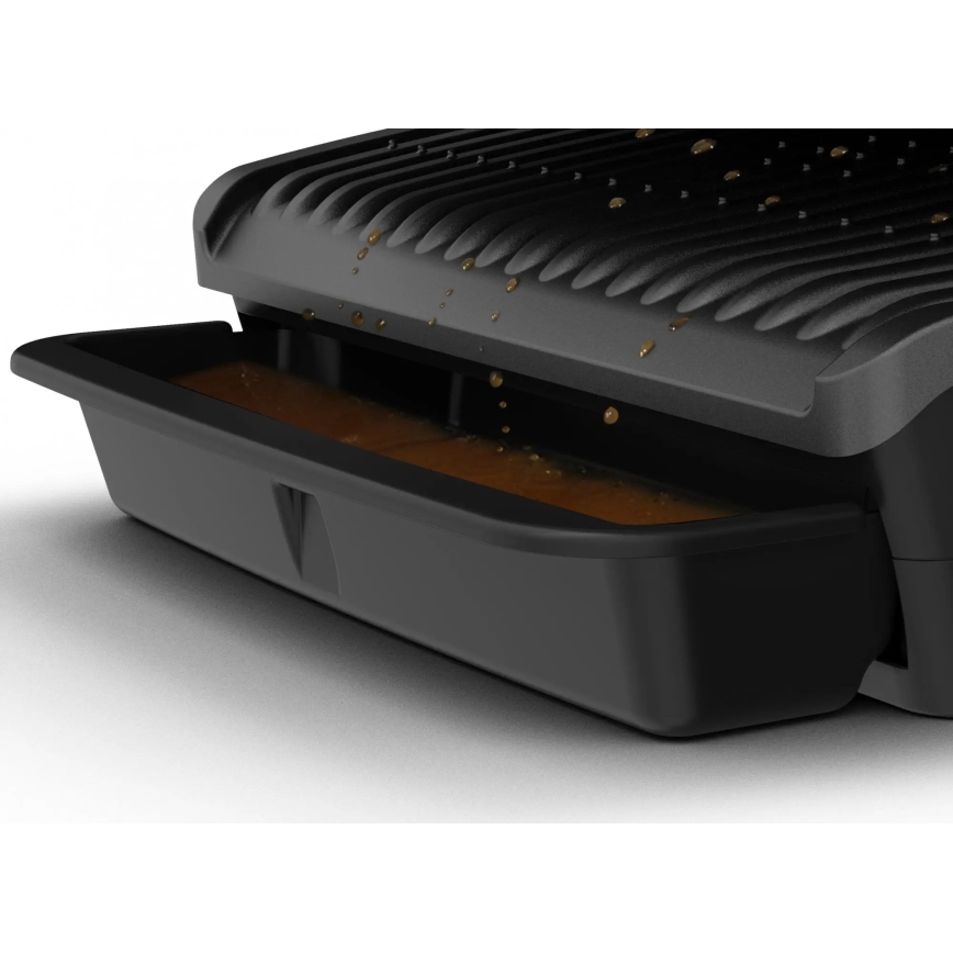 Tefal - Kontaktinis grilis OPTIGRILL ELITE 2000W/230V juoda