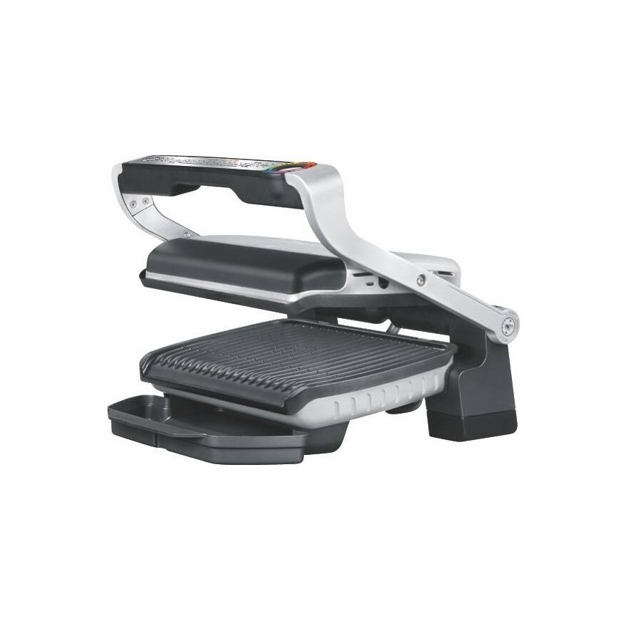 Tefal - Kontaktinis grilis OPTIGRILL+ INOX WAFFLES 2000W/230V juoda/chromas