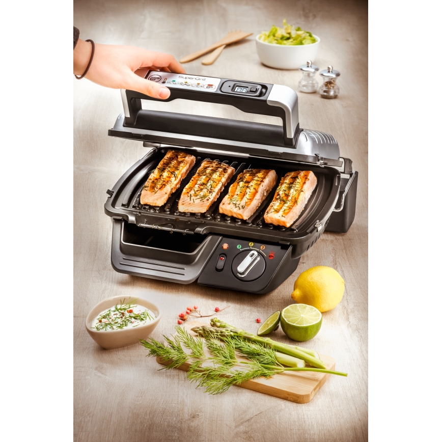 Tefal - Kontaktinis grilis SUPERGRILL 2000W/230V