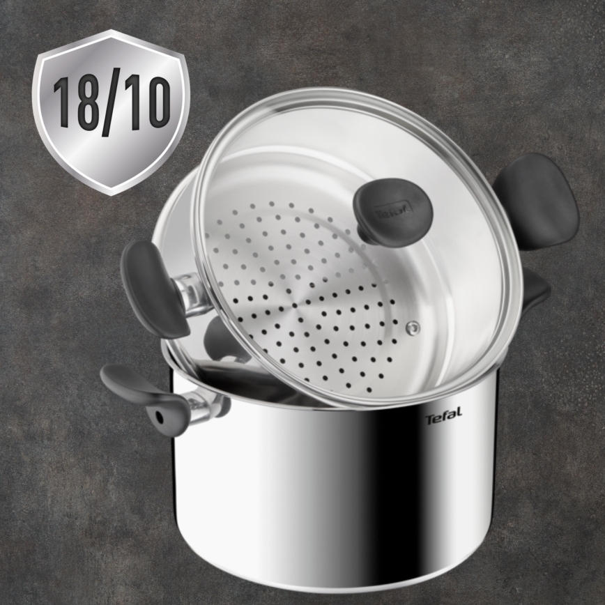 Tefal - kuskuso puodas su garų krepšiu PRIMARY 24 cm