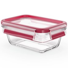 Tefal - Maisto dėžutė 0,45 l MSEAL GLASS raudona/stiklas