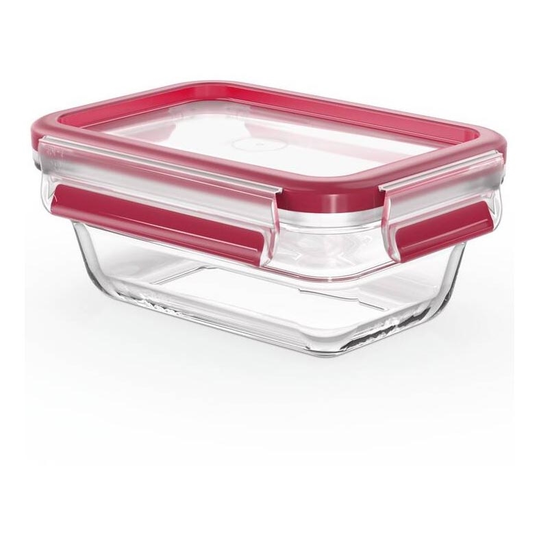 Tefal - Maisto dėžutė 0,45 l MSEAL GLASS raudona/stiklas