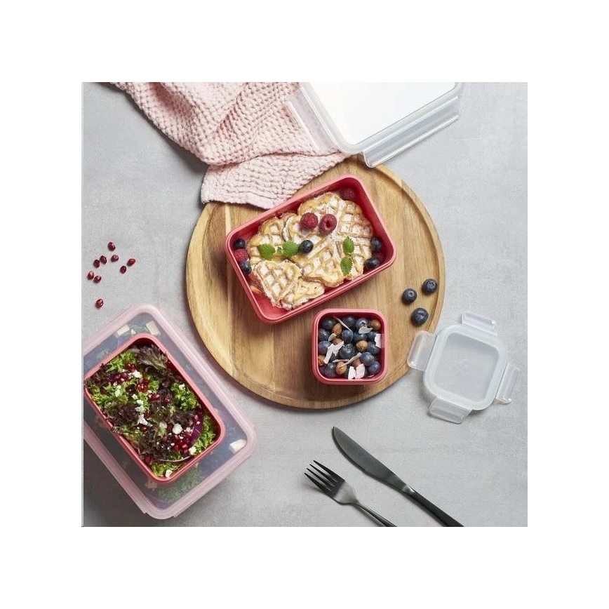Tefal - Maisto dėžutė 0,55 l MSEAL COLOR rausva