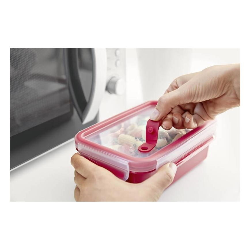 Tefal - Maisto dėžutė 0,8 l MASTER SEAL MICRO raudona