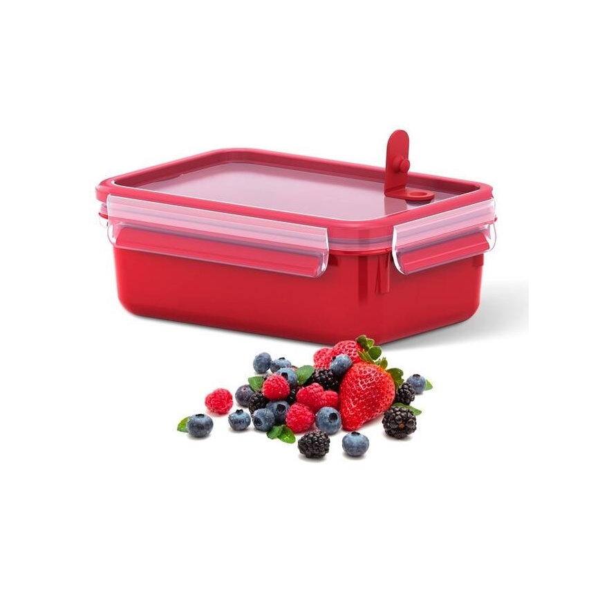 Tefal - Maisto dėžutė 0,8 l MASTER SEAL MICRO raudona