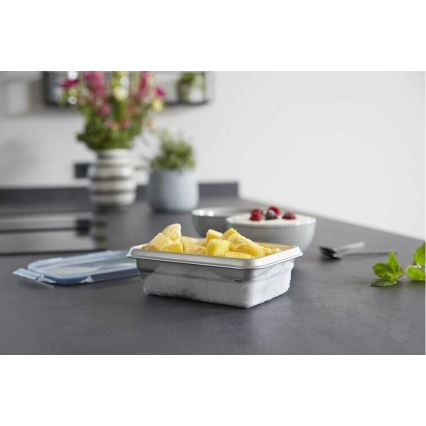 Tefal - Maisto dėžutė 0,8 l MSEAL STEEL mėlyna/nerūdijantis