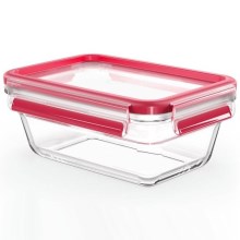 Tefal - Maisto dėžutė 0,85 l MSEAL GLASS raudona/stiklas