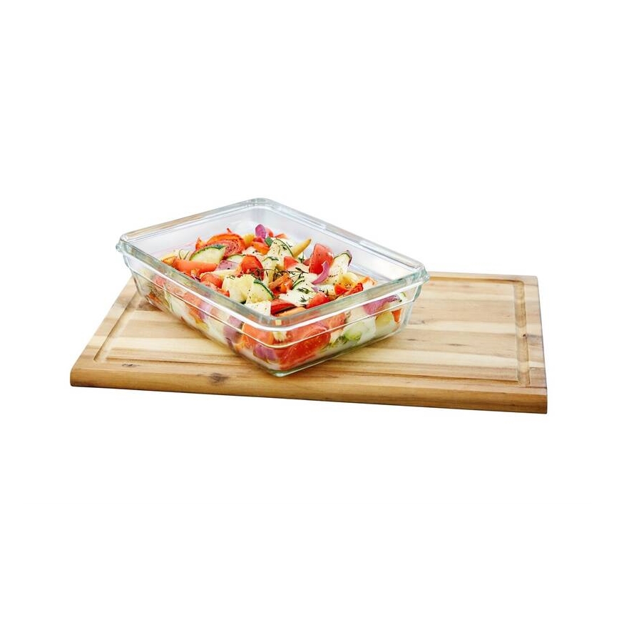 Tefal - Maisto dėžutė 3 l MSEAL GLASS raudona/stiklas