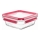 Tefal - Maisto indas 0,8 l MSEAL GLASS raudonas/stiklinis