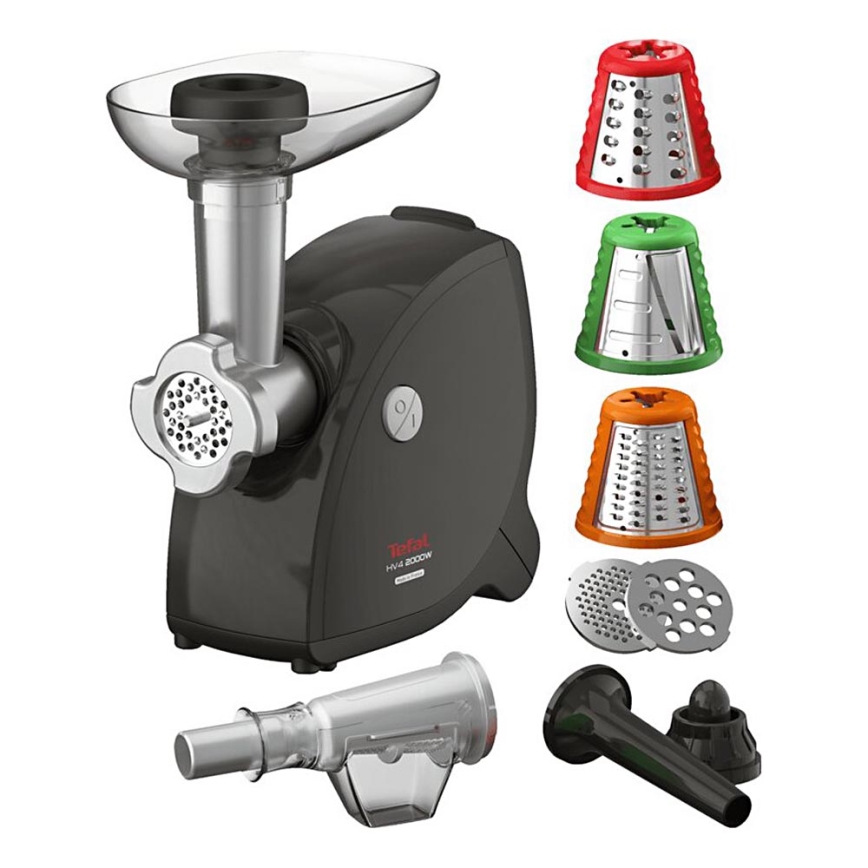 Tefal - Mėsmalė 9in1 2000W/230V juoda
