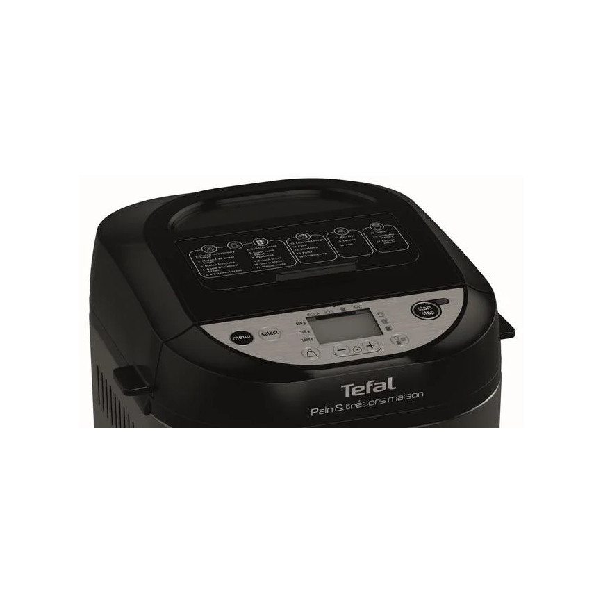 Tefal - Namų duonkepė PAIN&TRESORS 700W/230V juoda