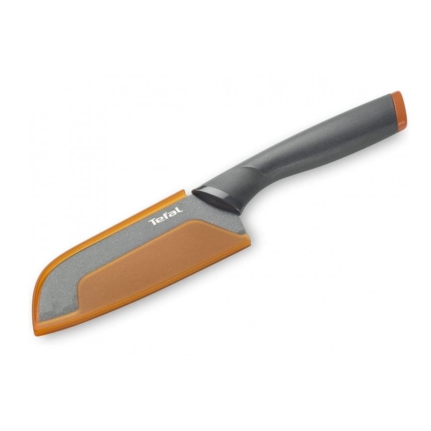 Tefal - Nerūdijančio plieno peilis santoku FRESH KITCHEN 12 cm pilka/oranžinė