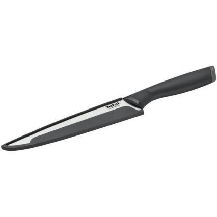 Tefal - Nerūdijančio plieno raižybos peilis COMFORT 20 cm blizgus chromas/juoda