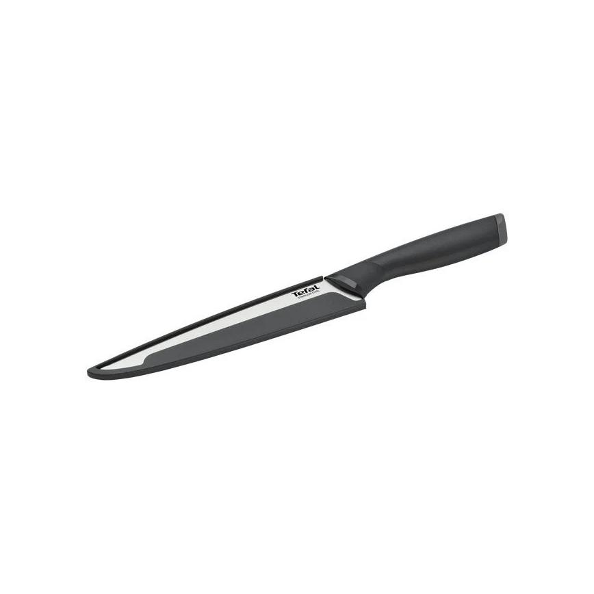 Tefal - Nerūdijančio plieno raižybos peilis COMFORT 20 cm blizgus chromas/juoda