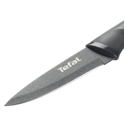 Tefal - Nerūdijančio plieno raižybos peilis FRESH KITCHEN 9 cm pilka/žalia