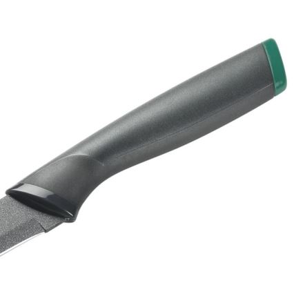 Tefal - Nerūdijančio plieno raižybos peilis FRESH KITCHEN 9 cm pilka/žalia