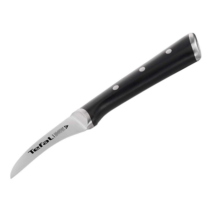 Tefal - Nerūdijančio plieno raižybos peilis ICE FORCE 7 cm blizgus chromas/juoda