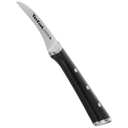 Tefal - Nerūdijančio plieno raižybos peilis ICE FORCE 7 cm blizgus chromas/juoda