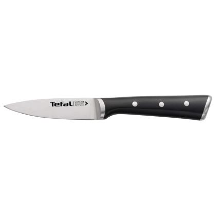 Tefal - Nerūdijančio plieno raižybos peilis ICE FORCE 9 cm blizgus chromas/juoda